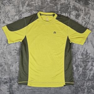 Nike ACG Dri-Fit Athletic T Shirt Size Medium Yellow All Condition Gear